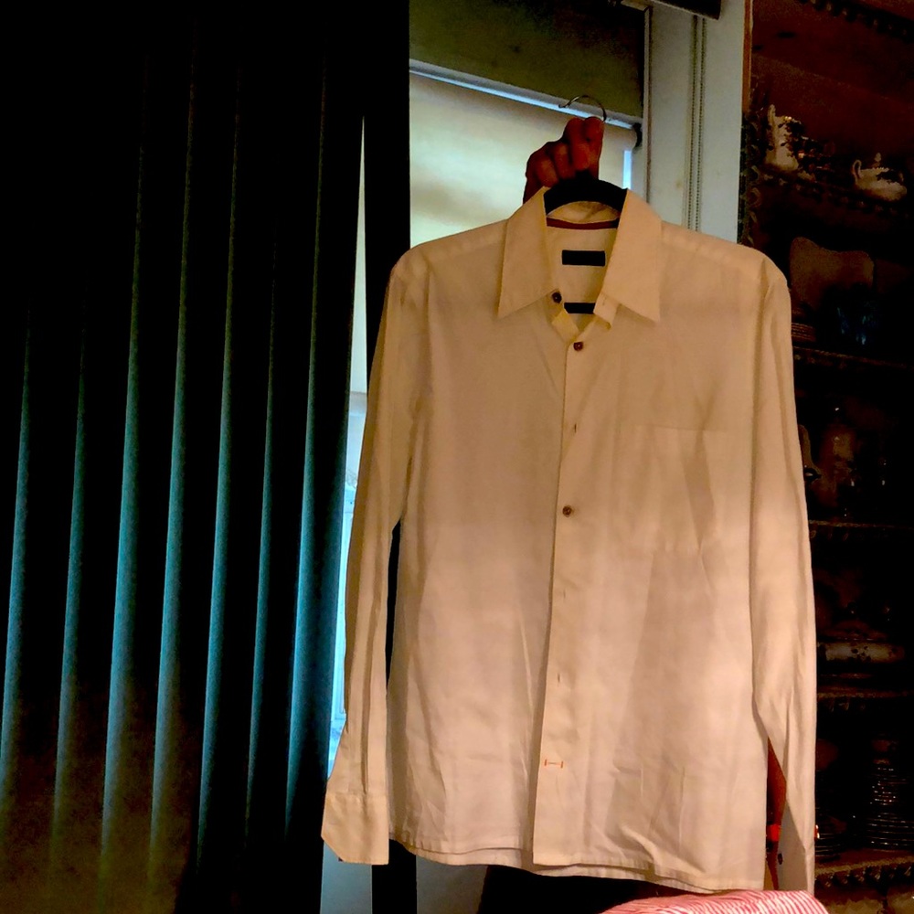 Men’s shear white casual nice for summer
